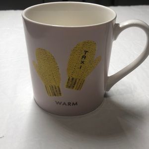 Kate Spade pink taxi coffee mug